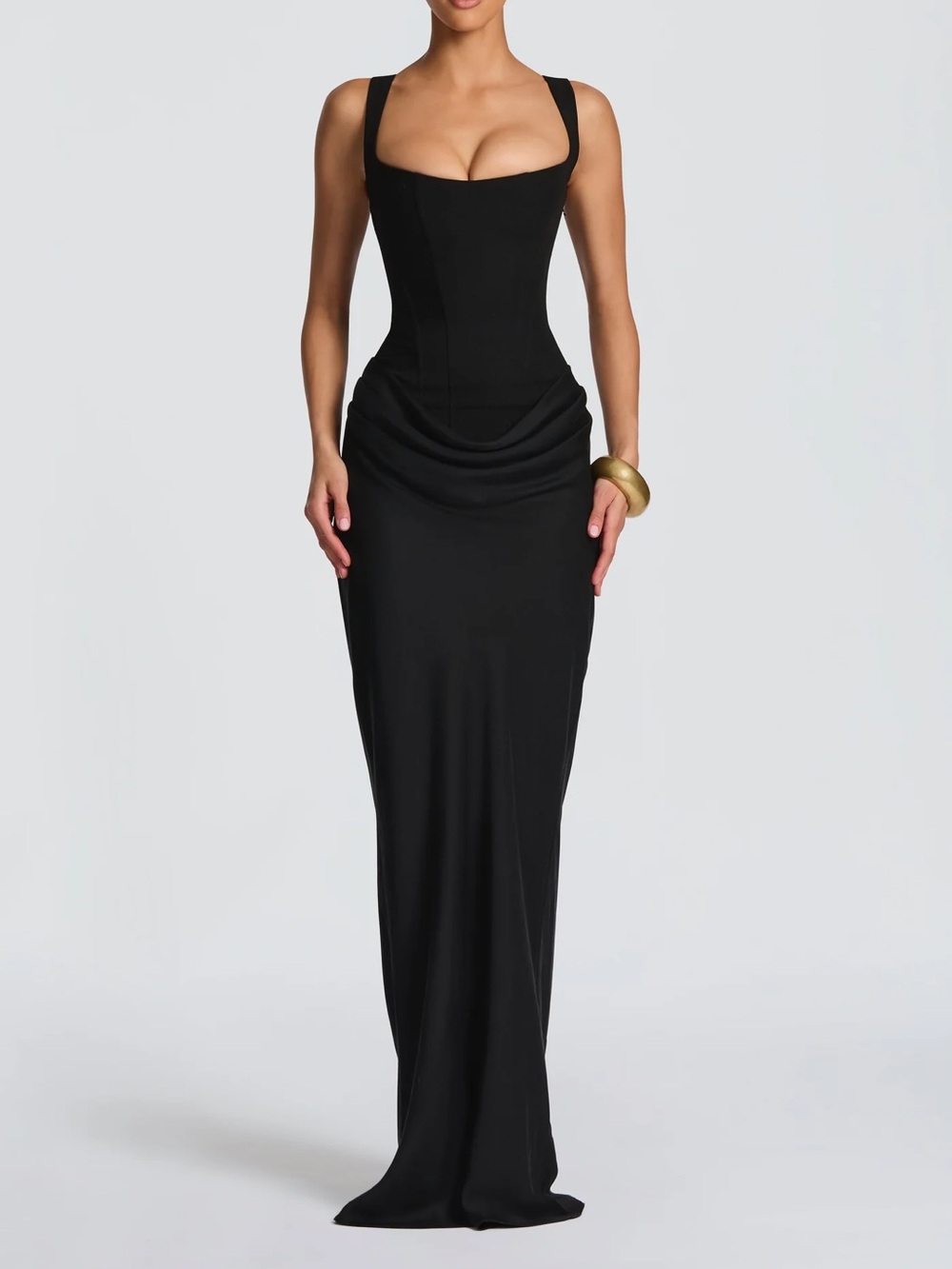BABYBOO CORNELIA MAXI DRESS - BLACK, Small